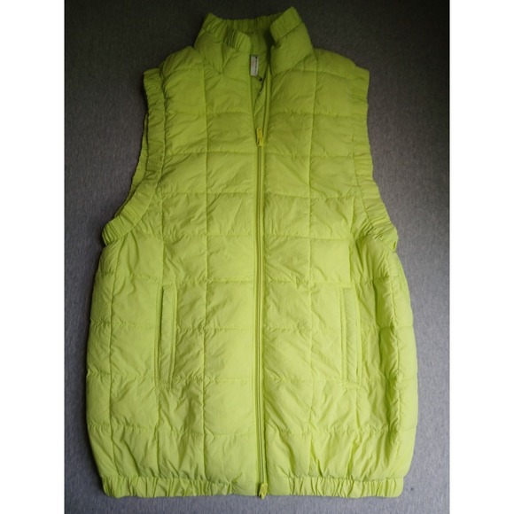 Free People Jackets & Blazers - Free People Movement Pippa Vest Small Neon Packable Puffer Relaxed Boho New